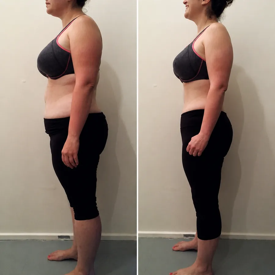 Antes y después — resultado real semana 3